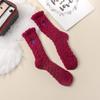 Women In Autumn and Winter Add Velvet and Thick Warm Home Floor Moon Son Non Slip In Tube Socks