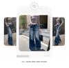Retro Blue High-Waisted Wide-Leg Jeans for Women – Autumn/Winter 2025 Collection, Floor-Length and Slimming Design