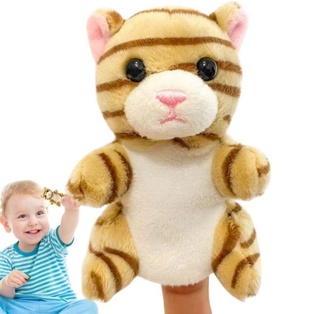 

Farm Animal Finger Puppet Role Play Puppets Plush Toy Cloth Doll Animal Hand Puppet Kids Toy sheep