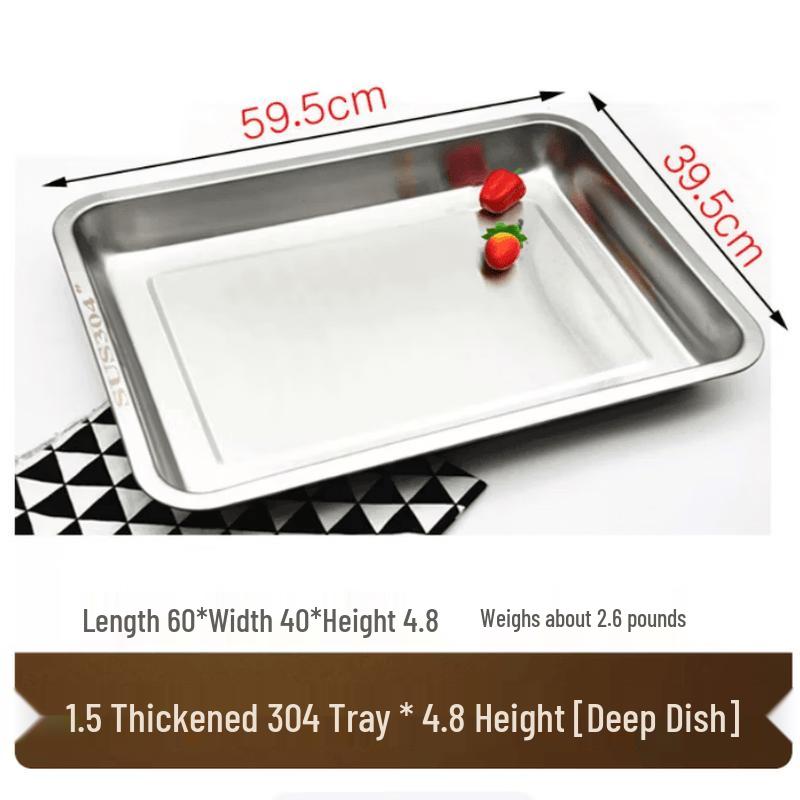 SIEZYOL Commercial 304 Stainless Steel Deep Steaming Pan