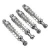 2 Pairs Aluminum Alloy Shock Absorber 60mm RC Car Modification Parts for WPL C14 C24 MN D90 99S Models