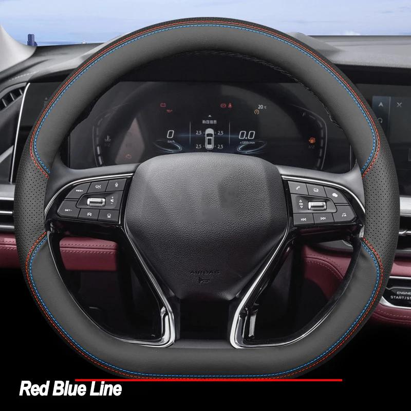 High Quality Leather Braid on Car Steering Wheel Cover for Changan Chana UNIK UNI-V CS55 Plus CS75plus CS75 Wrap Protector