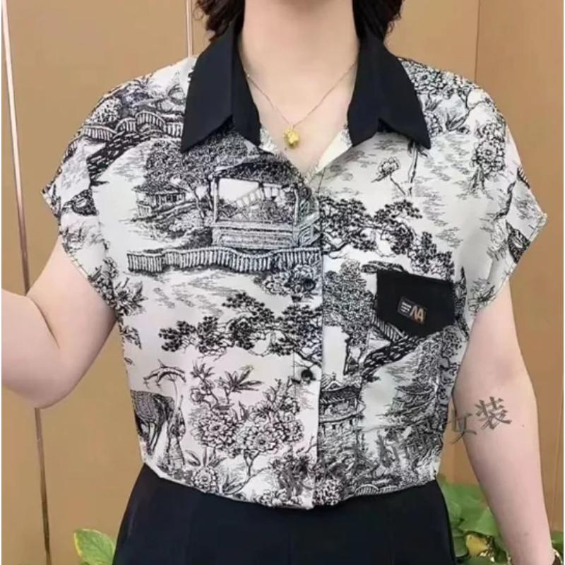 

Летний стиль с принтом зебры женская рубашка поло с карманом модная с коротким рукавом свободного кроя на одной пуговице S белый