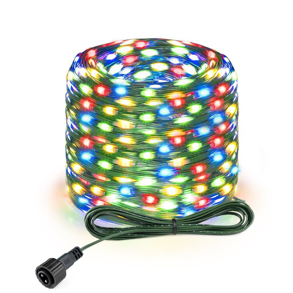 Upgraded Durable LED Leather Fairy Lights String 8 modes Outdoor Waterproof Christmas Tree Garland Garden Decor Party Lawn Lamp