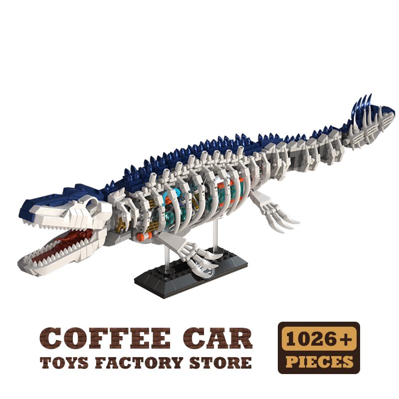 

Non-Toxic 1000+Pcs Mech Dinosaur Building Bricks Kit With Led Mecha T-Rex Triceratops Moc Blocks Model Puzzle Toys For Kid Adult Gifts New