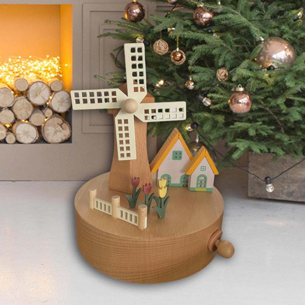 Carousel Music Box Building Blocks up Musical Boxes for Party Holiday Wedding