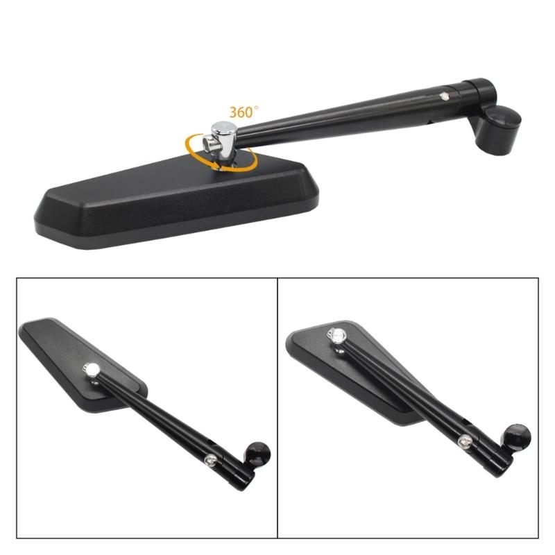 Motorcycle Handlebar Accessory: Heavy Industry Rear View Side Mirrors,Universla 1Pair