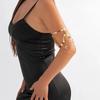Exquisite Sequins Tassel Arm Chain Open Bangles for Women Sexy Boho Multi-layer Upper Arm Cuff Bracelet Wed Party Body Jewelry