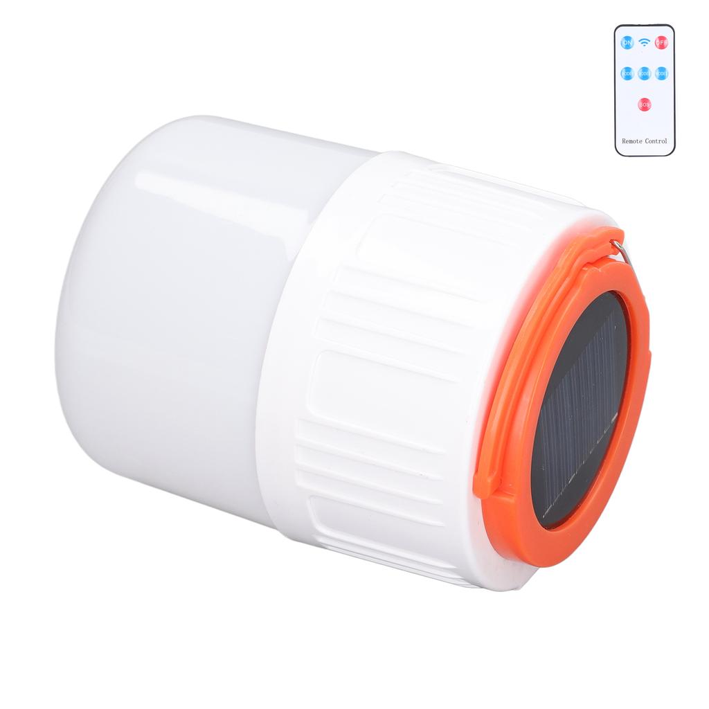 Voice Control Solar Camping Lamp 5 Mode Auto Induction USB Charging Waterproof Tent Light for