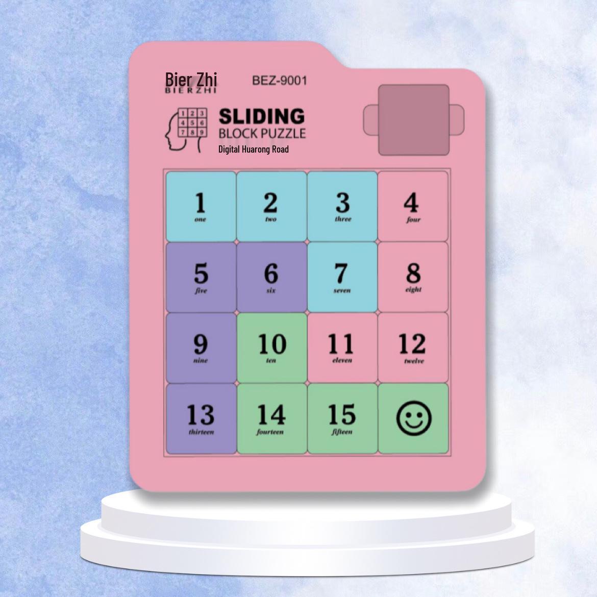 3D Magnetic Pinyin Sliding Puzzle: 25-Grid Huarong Dao Educational Sudoku Toy 5x5