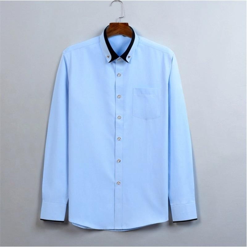 Men's Spring and Fall Casual Shirt Business Men's Office Shirts