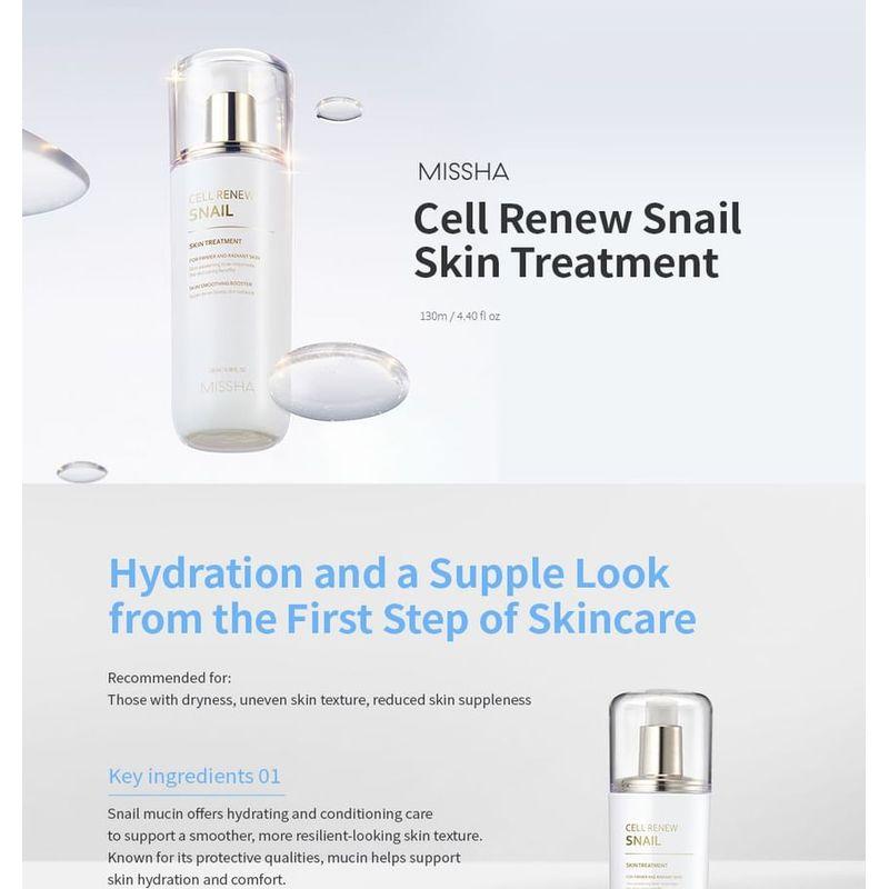 MISSHA - Cell Renew Snail Skin Treatment