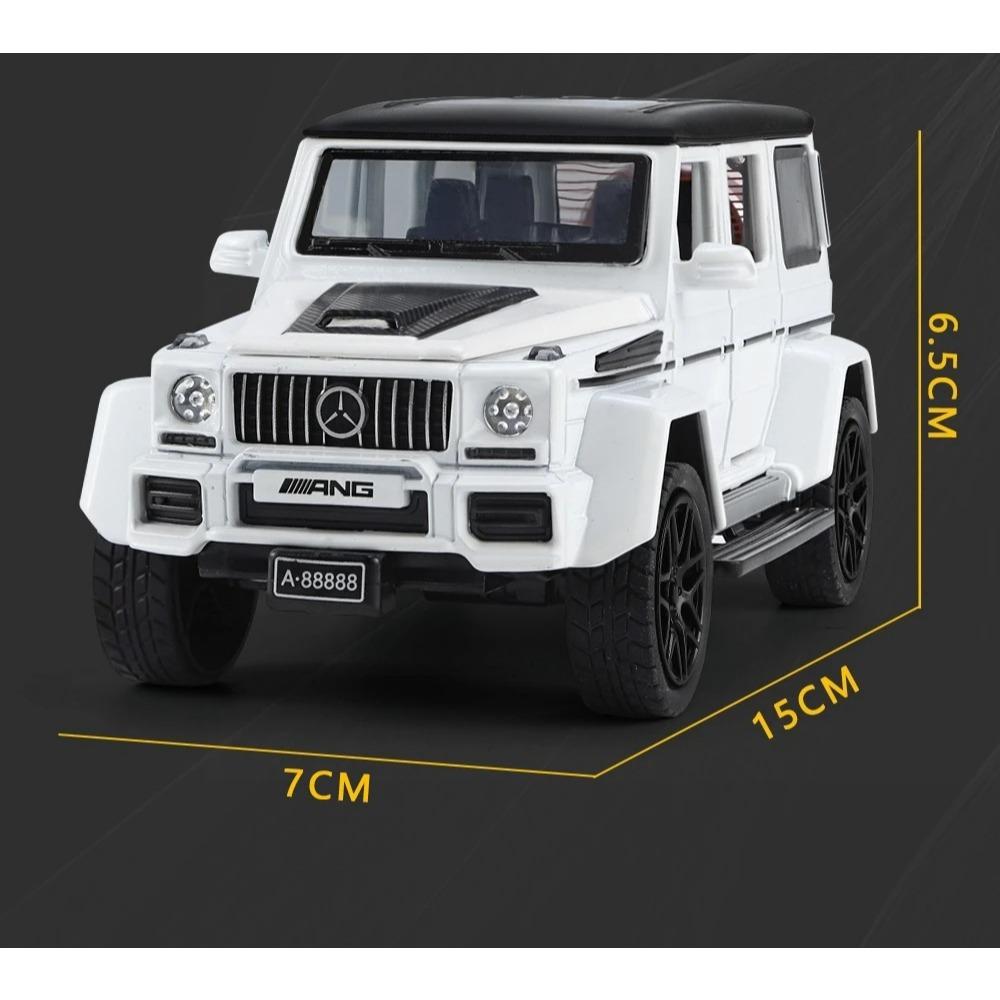 1/32 Scale Benz G63 Alloy Toy Car Model with Sound, Light and Spring-Back Action - Ideal Gift for Kids and Car Enthusiasts - Authentic
