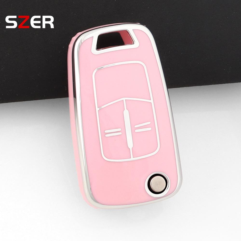 2 Buttons Tpu Car Key Case Cover Shell Fob Keychain For Vauxhall Opel Astra J Corsa D Vectra C Zafira L778 Insignia Accessories