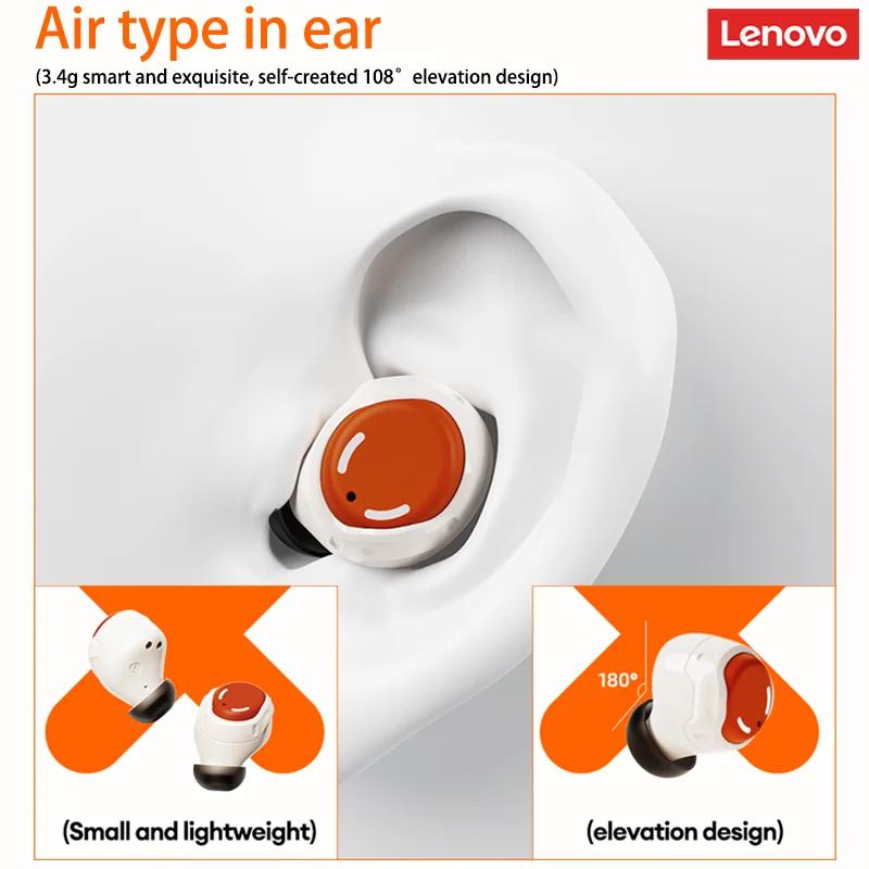 Original Lenovo LP26 TWS Wireless Bluetooth V5.4 Earphones Low Latency Music Sport Earbuds Hi-Fi Daul Mode Gaming Headphone New