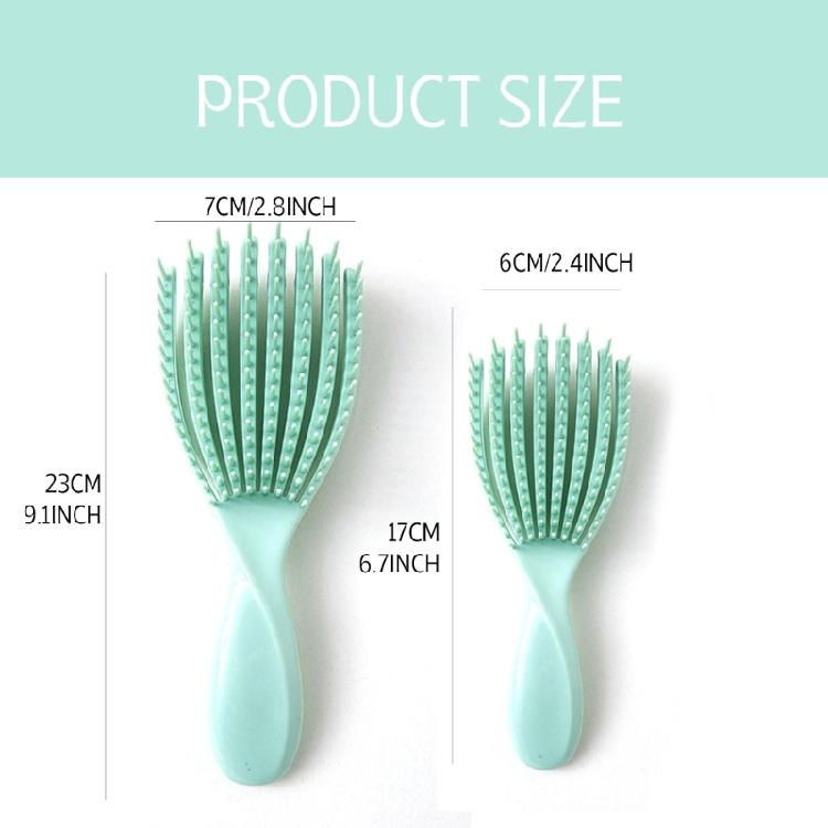 Detangling Hair Brush Hair Styling Brush Massage Comb Hollow Out Hair Brush Dry and Wet Hair Comb for Woman Man