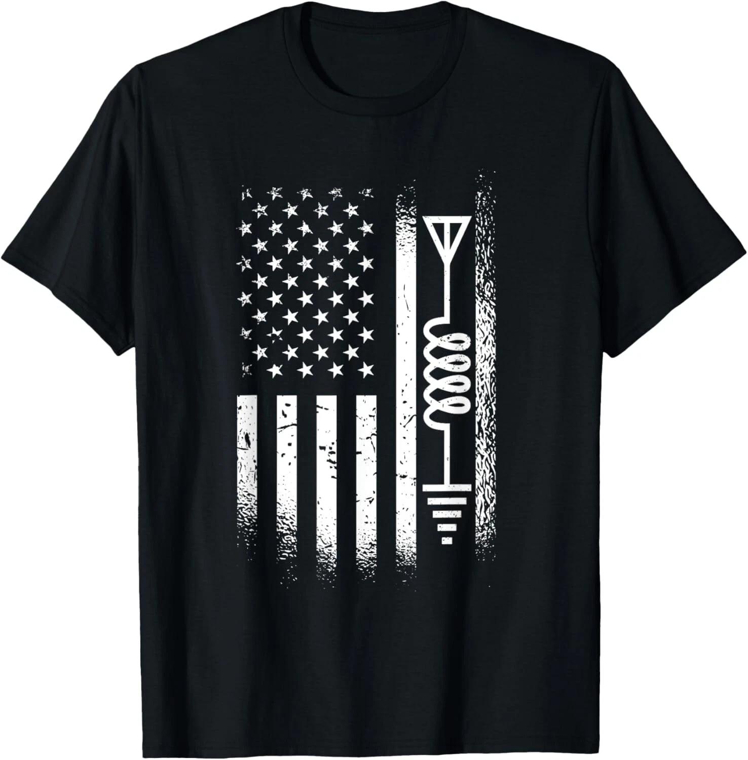 American Amateur Radio Licensed Ham Radio Operator Gift Unisex T-Shirt M