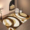 Covor Nordic Abstract Geometric pentru Living Decor Pluș Acasă Modern Antiderapant Covoraș de Podea Lavabil Dormitor Dressing Covoare
