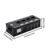 Professional 4 Port XLR Over Ethernet Converter For Noise Less Auditory Transmission Auditory Extender