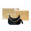 Michael Kors MK Cora 27 Zipper Closure Leather Shoulder Crossbody Mini Bag Women Bags Black 35R3G4CC5L-BLACK
