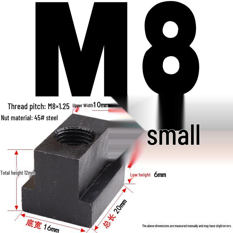 Kangfei 45# Steel T-Nut for M6-M20 Bolts