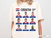 Croatia World Cup Shirt, Funny Croatia Squad List Shirt, Croatian Football Team Shirt, World Cup 2026 Shirt, Team Spirit Wear 2026 World Cup