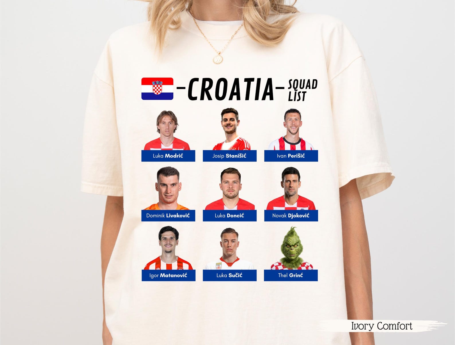 Croatia World Cup Shirt, Funny Croatia Squad List Shirt, Croatian Football Team Shirt, World Cup 2026 Shirt, Team Spirit Wear 2026 World Cup 2XL