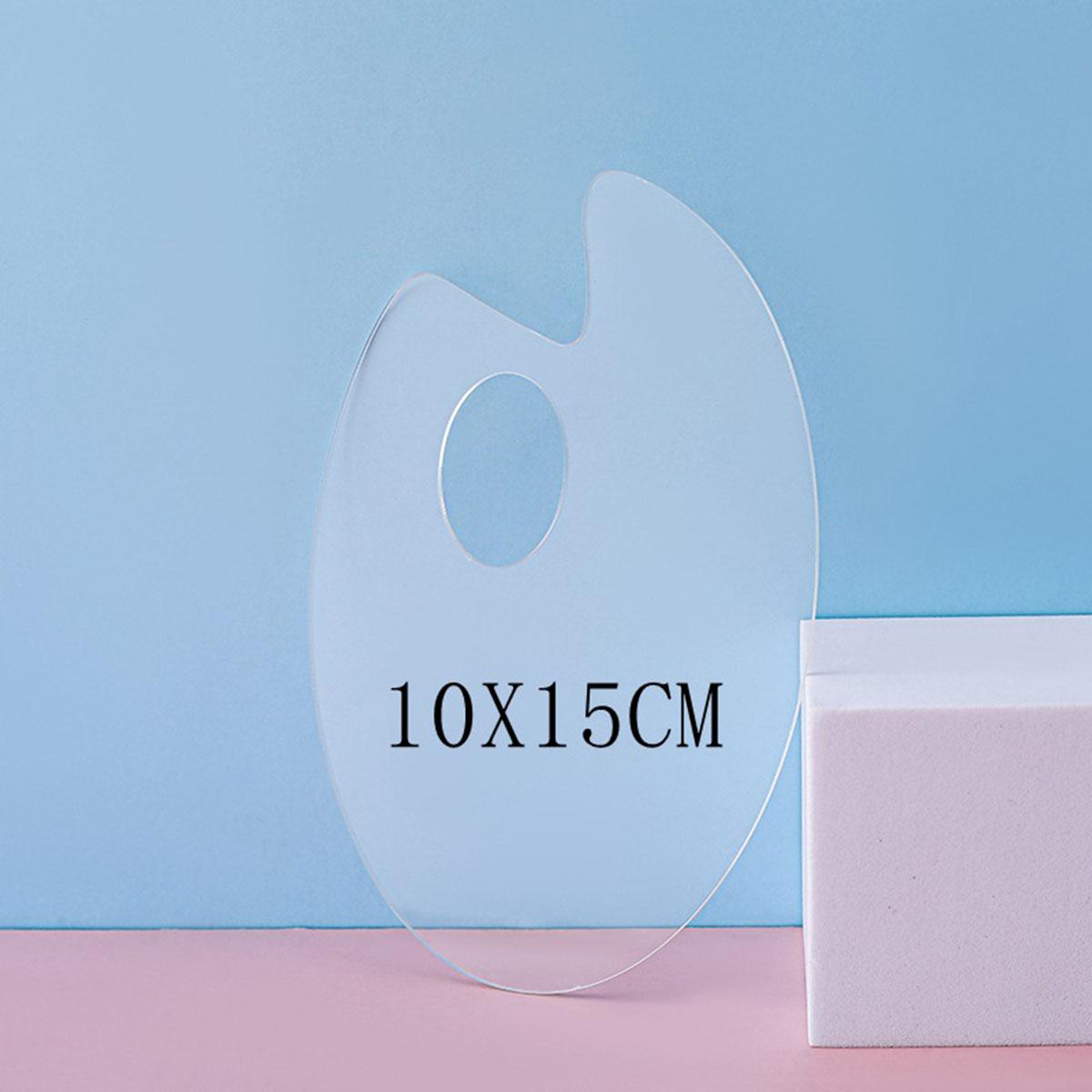 

1шт прозрачная палитра акриловая палитра изобразительное искусство масляная живопись палитра гуашь акриловая живопись палитра