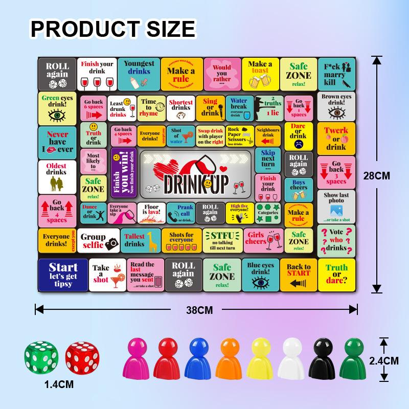 New Couple Board Party Drinking Tabletop Adult Dating Game