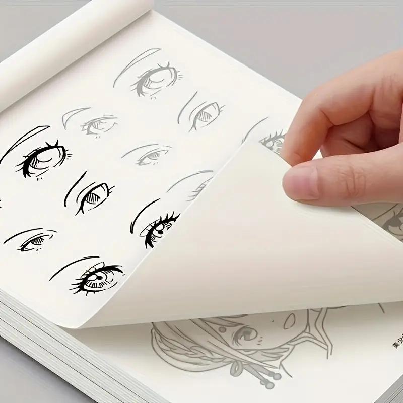 1pc Anime Character Line Art Drawing Book for Beginners - 48 Pages of Simple Hand-Drawn Outlines for Tracing & Practice Painting