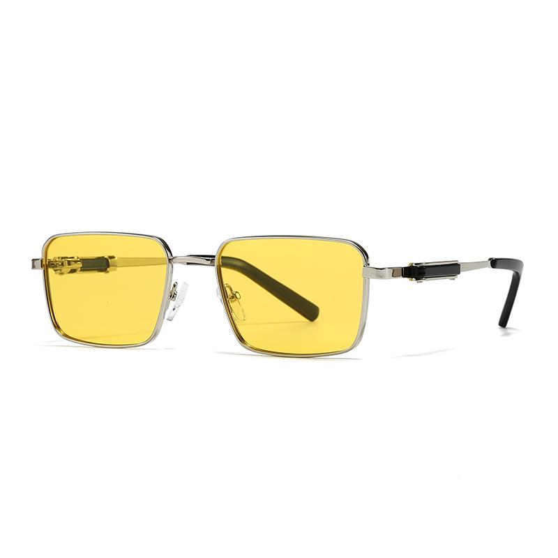 Trendy Sunglasses for Men Women Cross Border Export Square Frame European American Street Style Instagram Influencer Model 1416