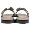 HERMES Beautiful Oran flat sandals, women's, black, size 36 1/2 shoes 36 1/2 blackUsed