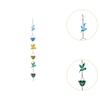 Rain Chain Gutter Adapter Multifunction 94.49'' Retro Sturdy Iron Hummingbird and Cup for Yard Farmhouse Lawn Home Decoration