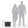 EZ Carry Plastic Storage Bin with Full Grip Handles Ideal Bedding Clothing Toys Home Organization Stackable Durable Portable