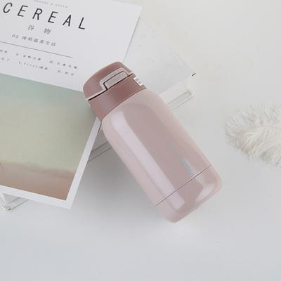 Kinder-Thermoflasche mit Strohhalm, Thermoskanne für Gewässer, Edelstahl-Wasserflasche, Schule, Kinder-Thermoflasche, Wasserflasche