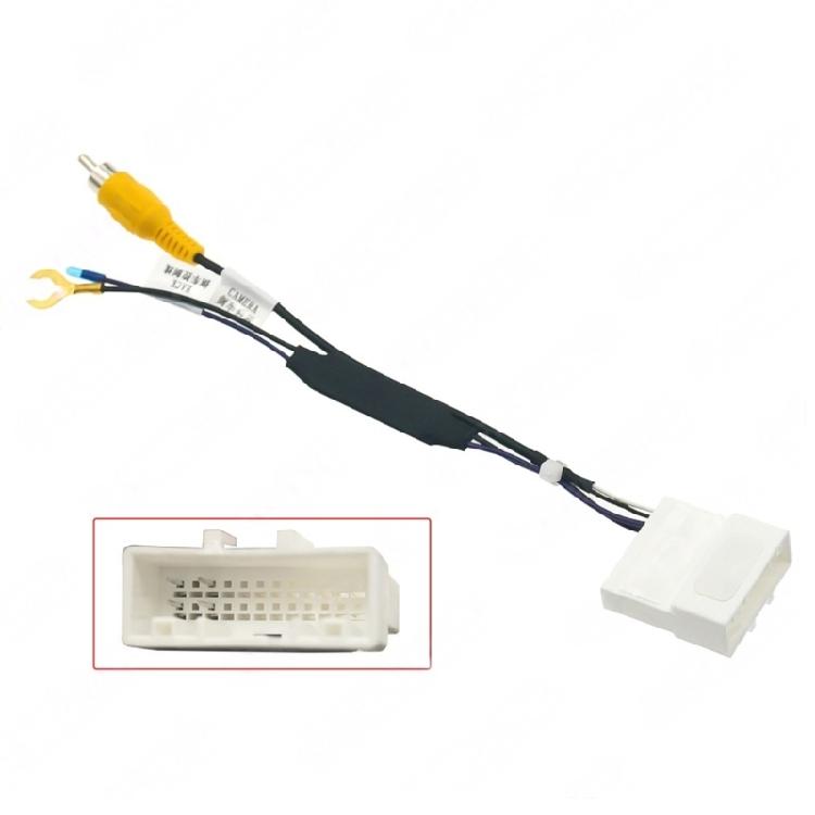 Car Radio Installation Parking Camera Cable Quick Setup Vehicles Video Converter Cable for R 2015 Replacement Part