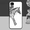 Horse Sketch Case For Xiaomi Redmi Note 14 13 12 11 10 15 Pro Plus Redmi 15 C 13C 10C 12C 14C Soft Cover