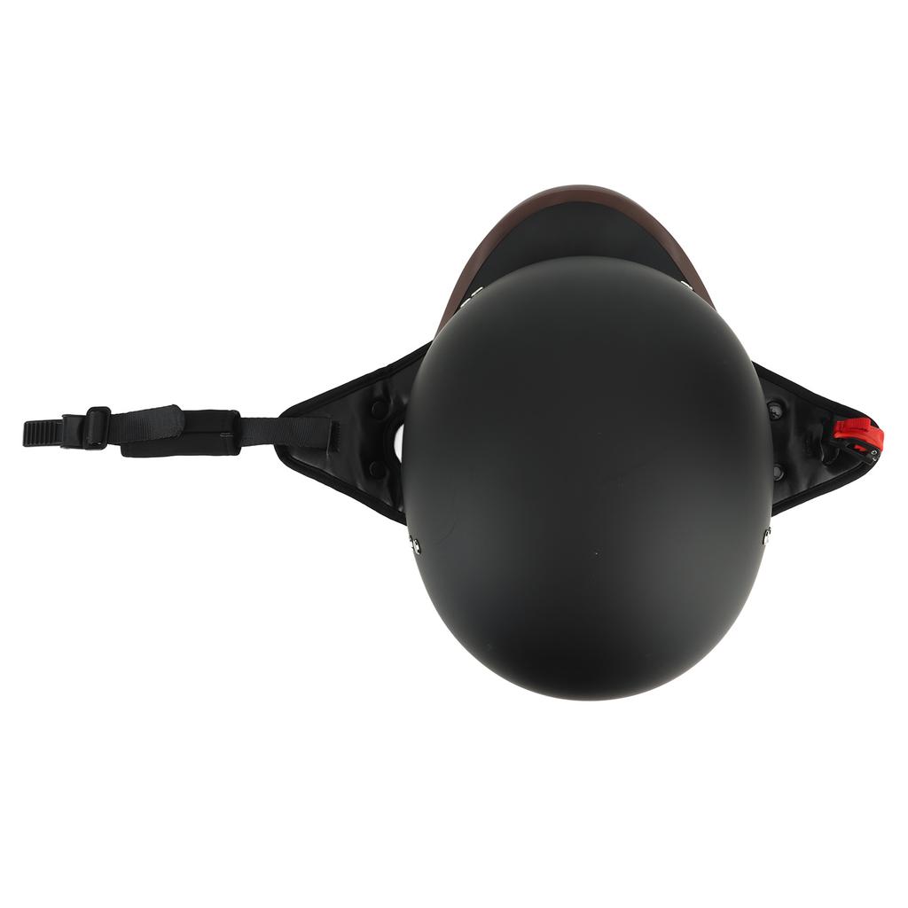 Motorrad Halbhelm mit Sonnenblende ABS Hygroskopisch Stromlinienförmig Outdoor Halbgesichtshelm für Männer