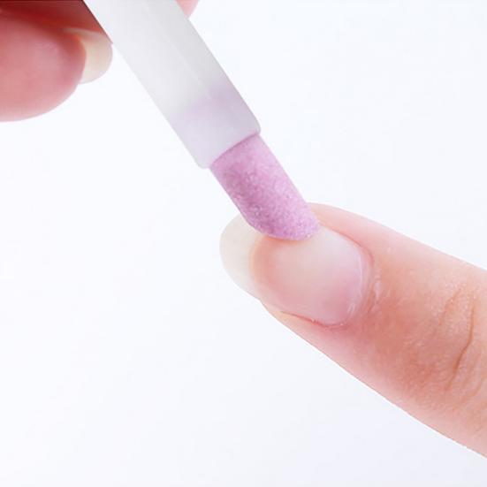 Nail Art Quartz Scrub Stone Odstraňovač kůžičky Pero Pusher Manikúra Polish Tool