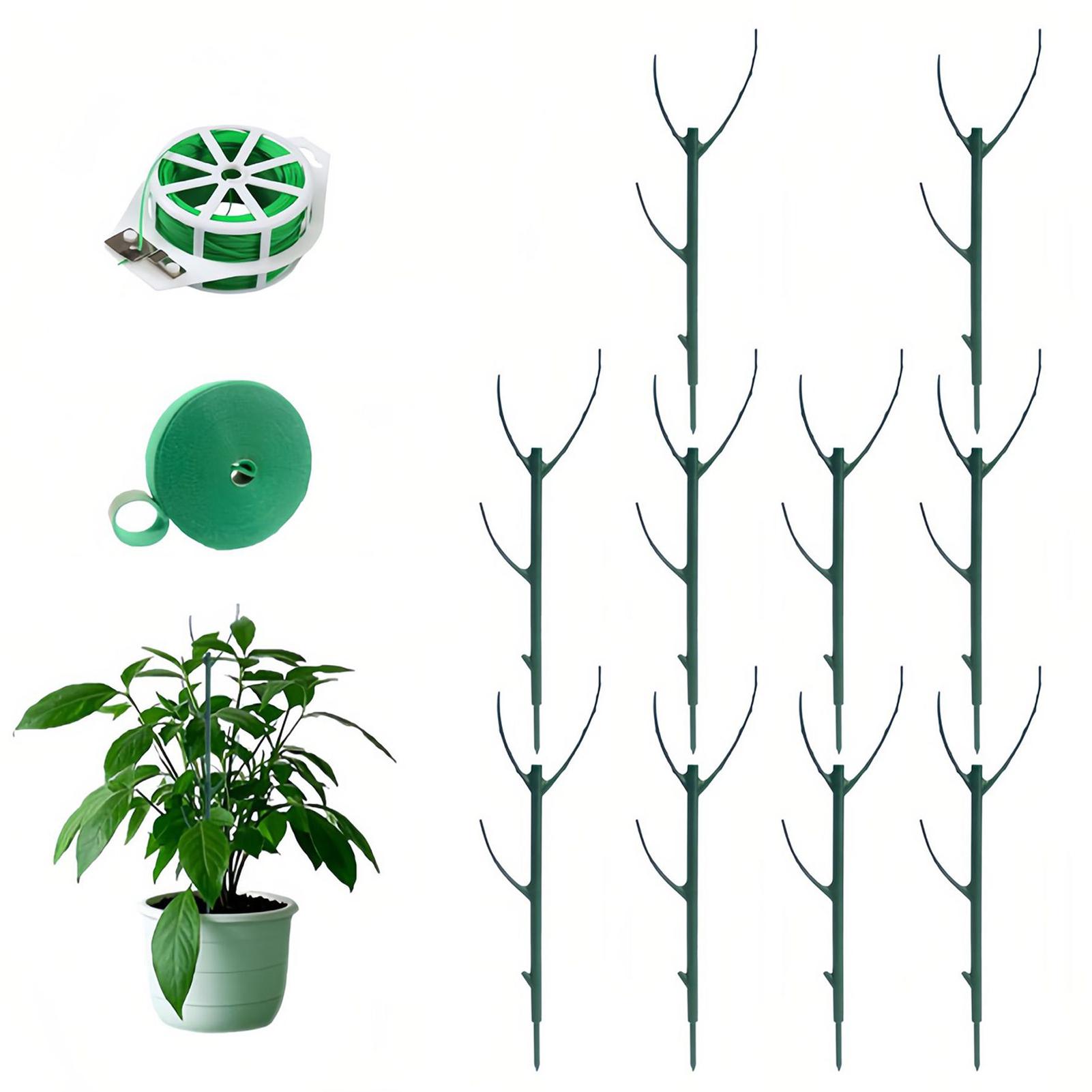 

New Plant Support Pile Garden Semicircle Flower Stand Cage Plant Grow Fixing Rod Vine Climbing Bracket Stake Holder Bonsai Tool