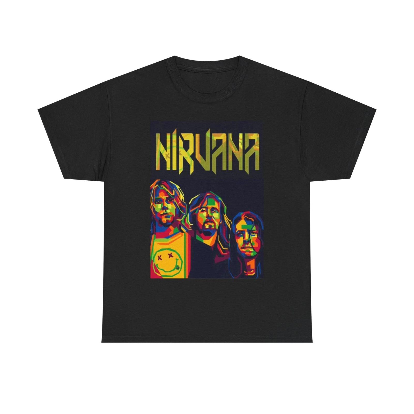 Men s and Women s T-shirts Nirvana Retro S