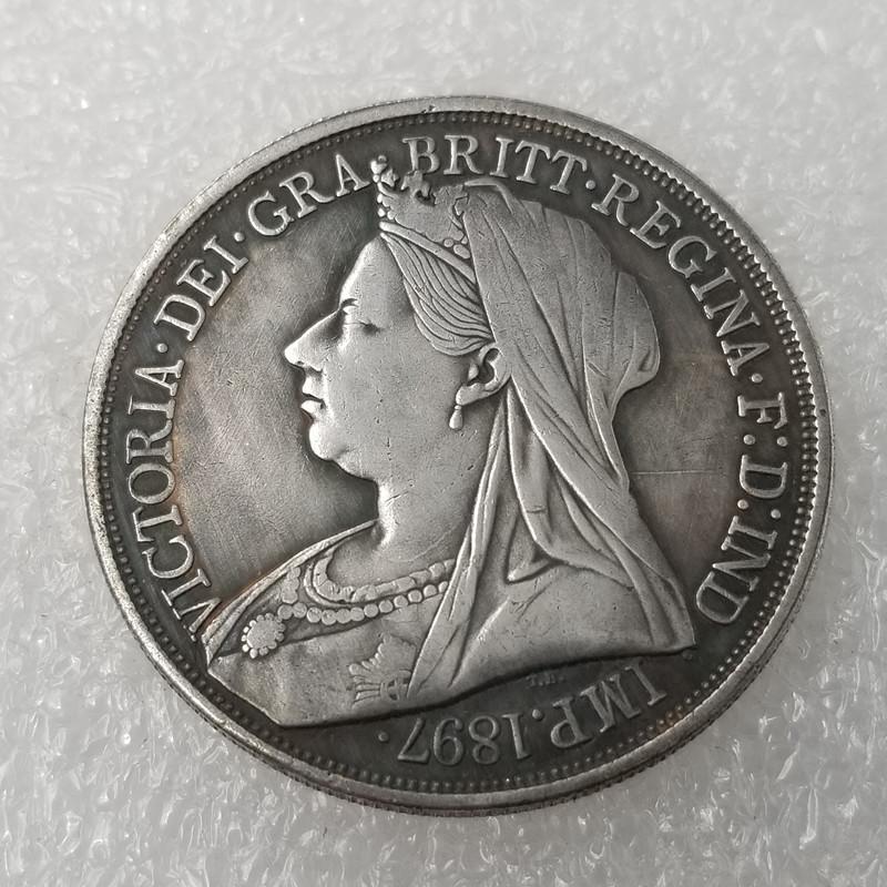 1897 Großbritannien Königin Victoria Gedenkmünze Sammlerstück