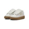 Fenty x Puma Creeper Phatty Batolecí balení v zemitých tónech - Teplá bílá dětské tenisky Krémová Zlatá Guma 399868-03
