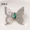 Rhinestone Butterfly Brooch Vintage Brooch, Hollow Lapel Pin, Sweater Electroplated Cardigan Coat Suit Scarf Decor, Women Jewelry Accessories
