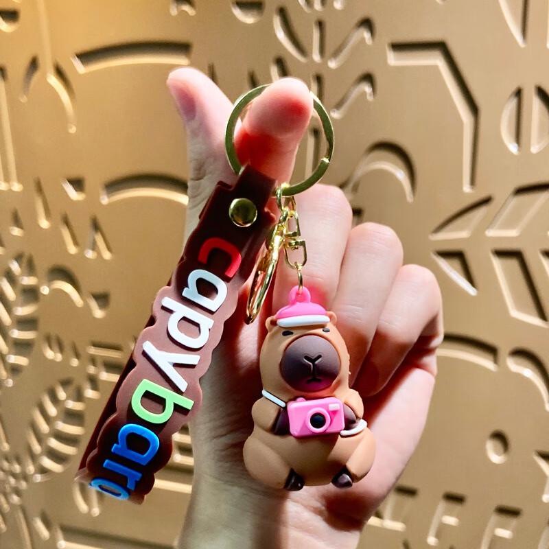 Набор силиконовых брелоков Fumaide с капибарой (3-Pack)