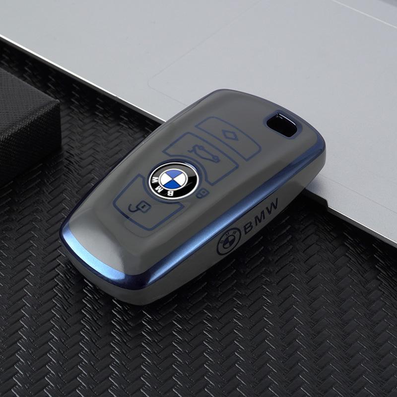 CMU2  Soft TPU For BMW 530i 550i 320i 1 2 3 4 5 Series 118i 225i M240i F20 F21 F30 F31 F25 F01 Car Key Cover Case All-Inclusive Shell