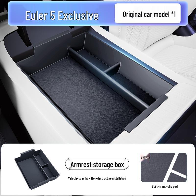 ORA 5 Center Console Storage Box 2026 Armrest Decorative Car Interior Accessory ORA 5 2026 Model