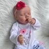 45cm Finished Reborn Baby Doll Twin A Full Vinyl Body 3D Skin Visible Veins Collectible Art Doll For Girls