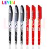 6Pcs Erasable Pen Gel Pen Durable Plastic Ink Blue 0.5mm Useful Student Erasable School Pen Stationery Supplies