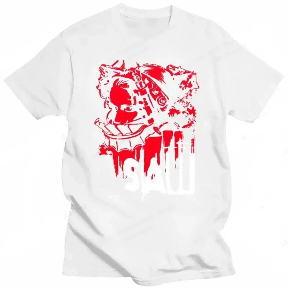 Filme Viu Horror Cabea Tortura Tshirt Algodo De Alta Qualidade Dos Hounisexs Harajuku Anime Kawaii Colorido Respirvel Tshirt Colorido Harajuku